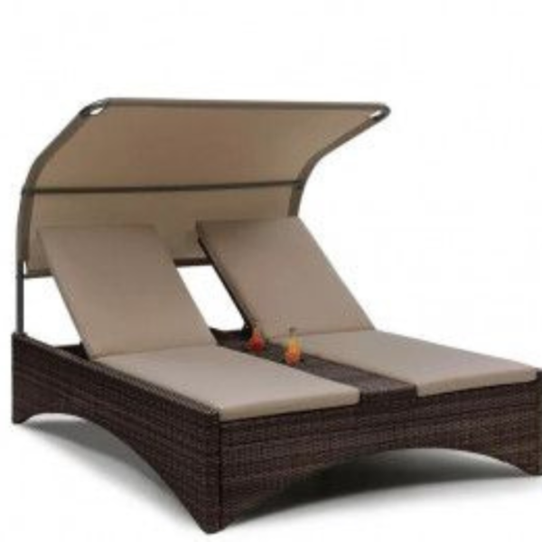 POOLSIDE FURNITURE GARDEN FURNITURE OUTDOOR DAY BED