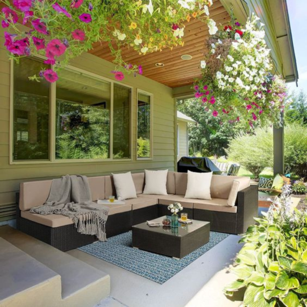 OUTDOOR FURNITURE GARDEN FURNITURE OUTDOOR SOFA SET