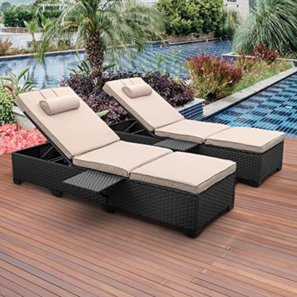 OUTDOOR DAY BED POOL SIDE FURNITURE OUTDOOR LAUNGERS POOL FURNITURE