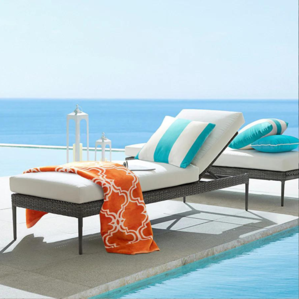 OUTDOOR DAY BED POOL SIDE FURNITURE OUTDOOR LAUNGERS POOL FURNITURE