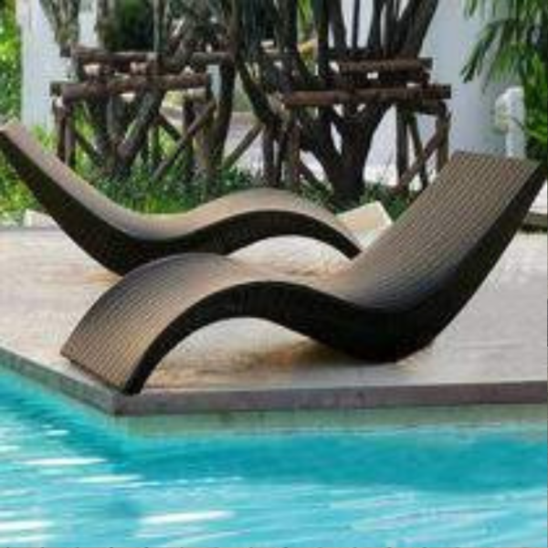 OUTDOOR DAY BED POOL SIDE FURNITURE OUTDOOR LAUNGERS POOL FURNITURE