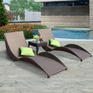 OUTDOOR DAY BED POOL SIDE FURNITURE OUTDOOR LAUNGERS POOL FURNITURE